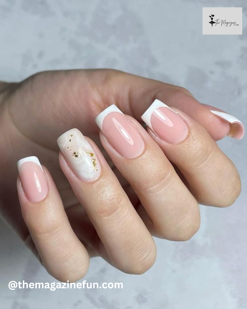 French with an Accent Nail Design