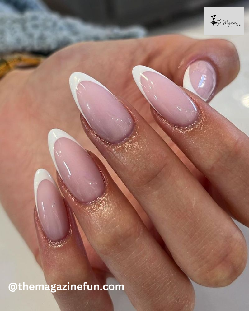 French Manicure with Thinning Effect