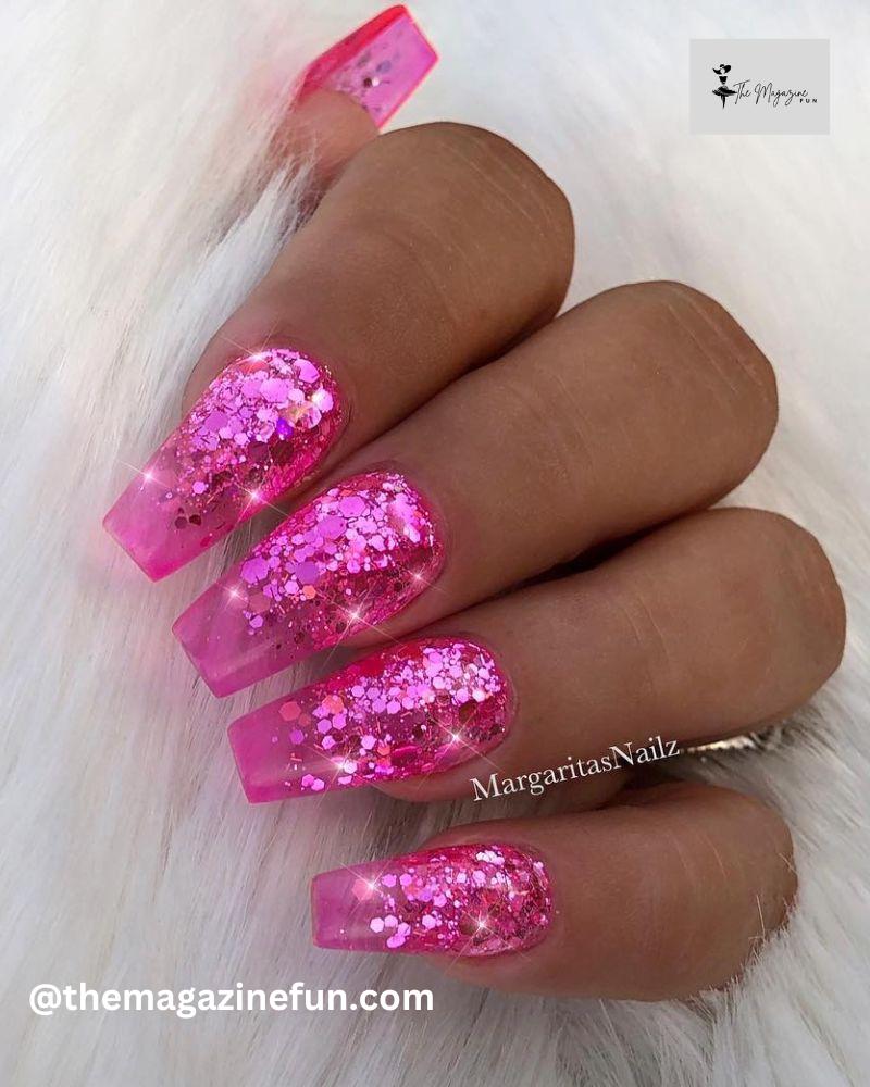 The Ultimate Pink Sparkly Nails